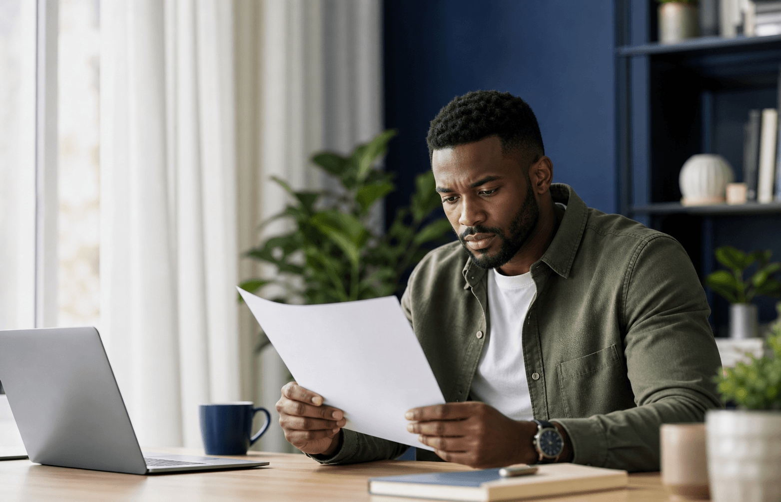 Professional preparing questions for an employer